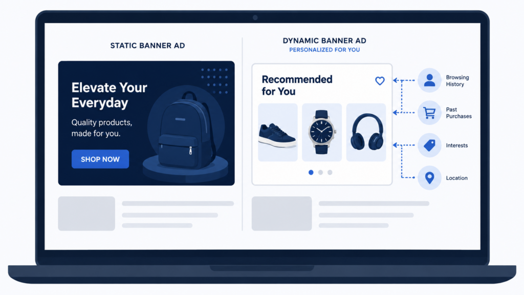 Static Banner vs Dynamic Banner: Which One Should You Use? (2026 Guide)