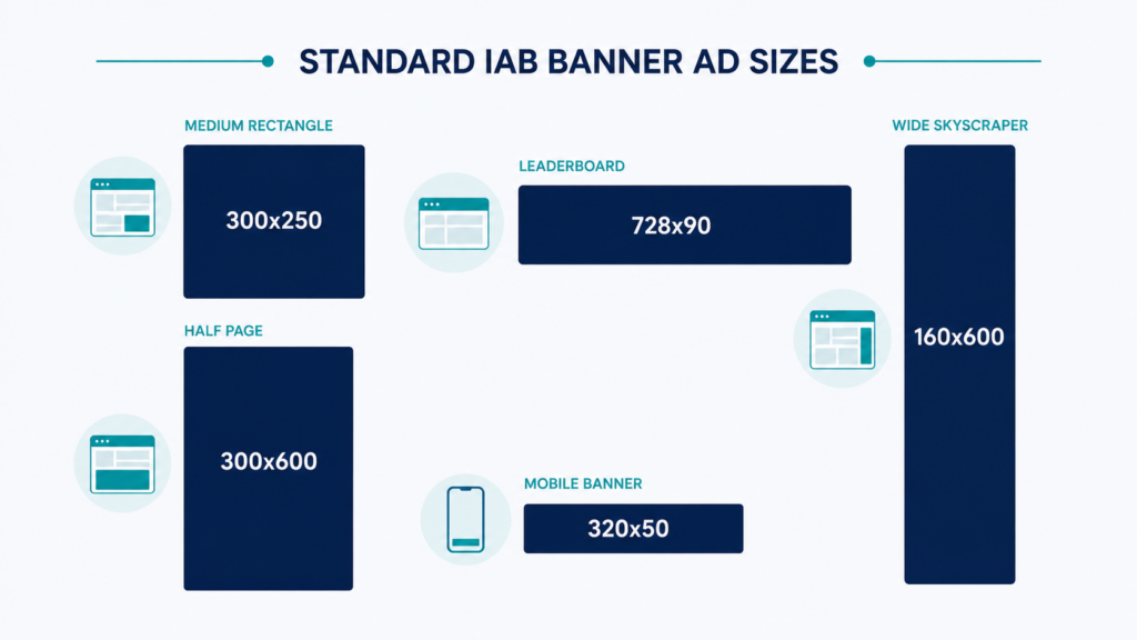 IAB Standard Banner Sizes: The Complete Guide for 2026